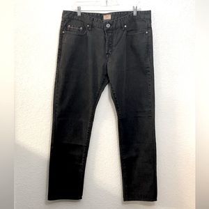 BOSS ORANGE HUGO BOSS Washed Black Jeans,Regular Fit, Button Fly, Sz. W38 /NWOT